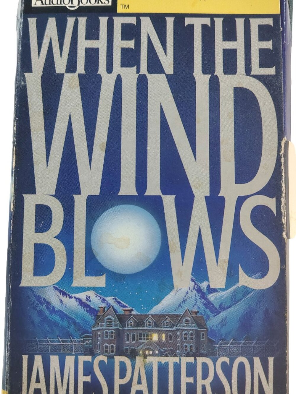 90's Vintage James Patterson When The Wind Blows Book On 4 Tapes Set